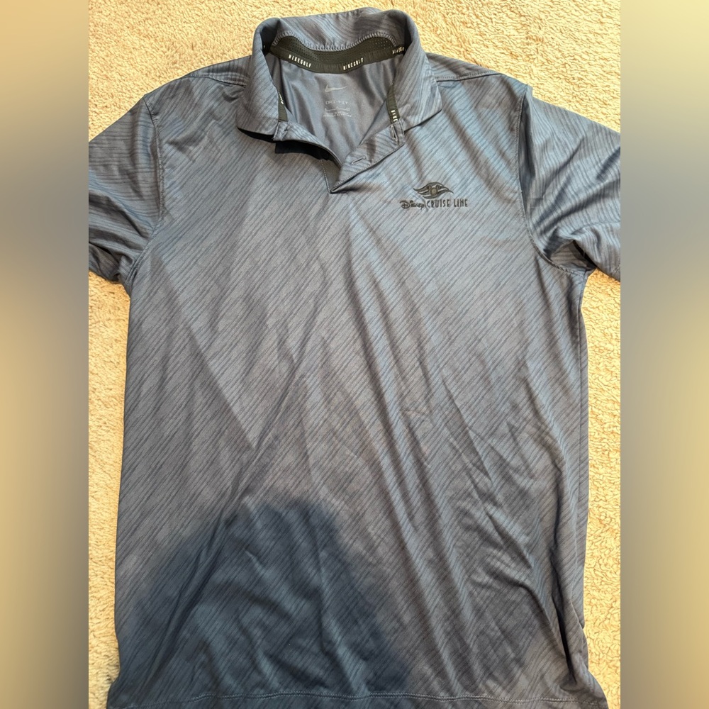 Disney Cruise Line Nike Black Dri-FIT Polo Shirt